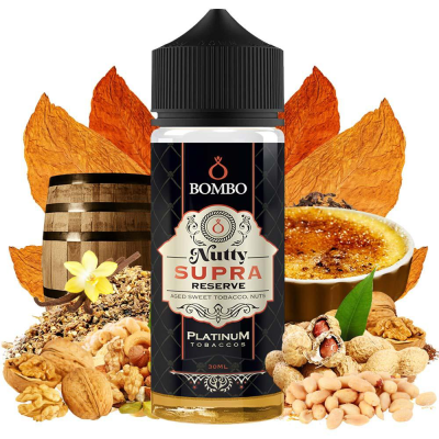 Bombo Platinum Tobaccos Nutty Supra Reserve Flavor Shot 120ml